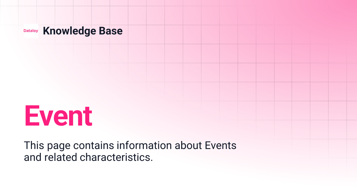 Event | Release 6.33 | Knowledge Base