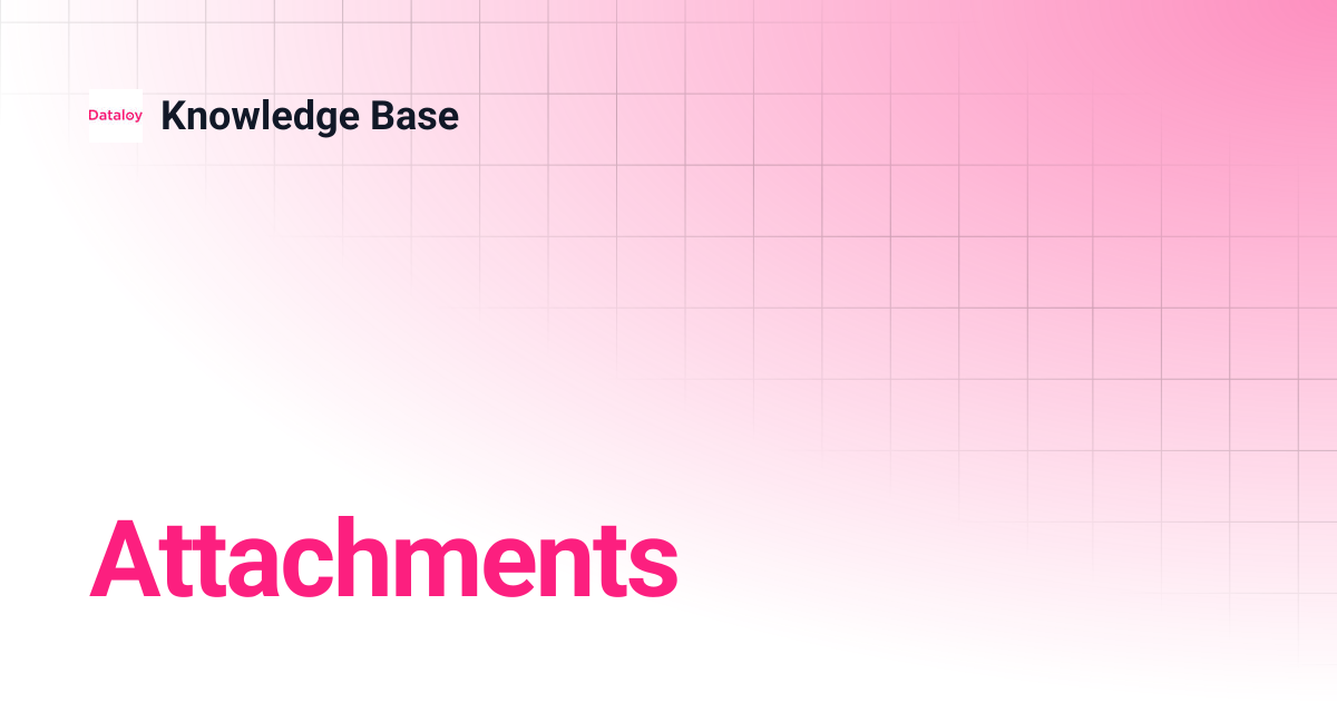 Attachments | Release 6.35 | Knowledge Base