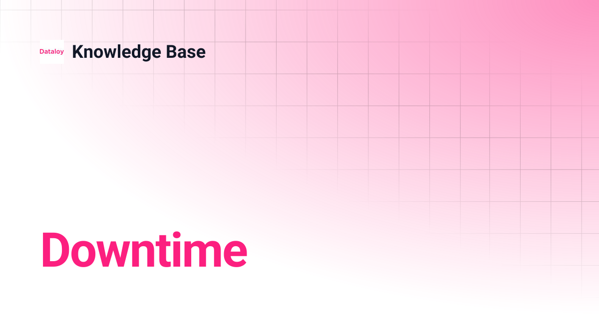 Downtime | Release 8.17 | Knowledge Base